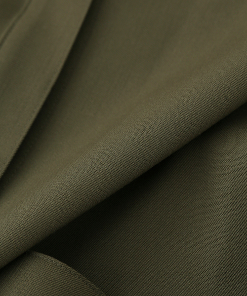 Tu es mon TRESOR（トゥ エ モン トレゾア）の「【TU ES MON TRESOR/トゥ エ モン トレゾア】Safari Wool Shirt（シャツ/ブラウス・レディース・カーキ・MEDIUM）」の8枚目の写真