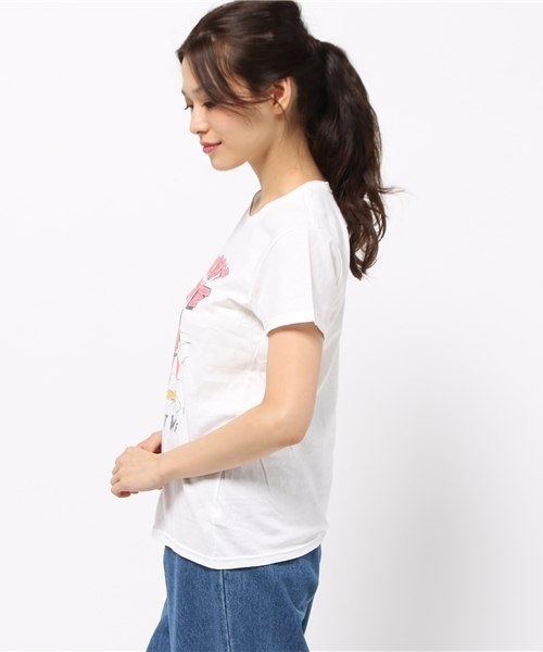TRUE VINTAGE（トゥルーヴィンテージ）の「STEAMBOAT WILLIE MICKEY/蒸気船ウェリーミッキーTシャツ（Tシャツ/カットソー・レディース・ホワイト・SMALL/LARGE/MEDIUM）」の5枚目の写真