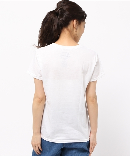 TRUE VINTAGE（トゥルーヴィンテージ）の「STEAMBOAT WILLIE MICKEY/蒸気船ウェリーミッキーTシャツ（Tシャツ/カットソー・レディース・ホワイト・SMALL/LARGE/MEDIUM）」の6枚目の写真