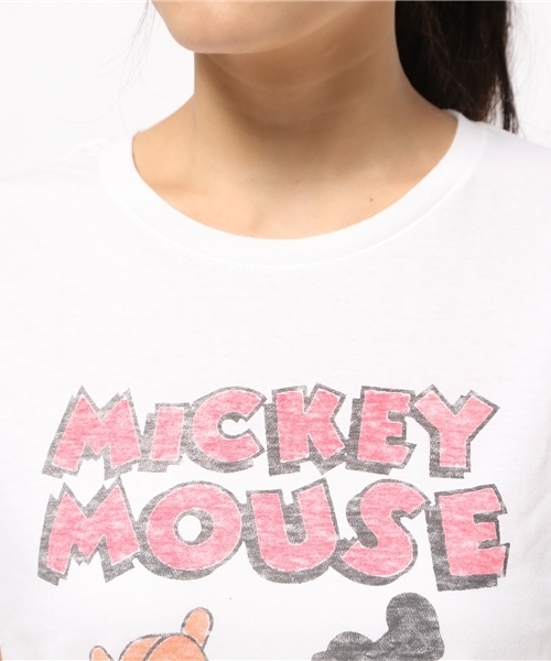 TRUE VINTAGE（トゥルーヴィンテージ）の「STEAMBOAT WILLIE MICKEY/蒸気船ウェリーミッキーTシャツ（Tシャツ/カットソー・レディース・ホワイト・SMALL/LARGE/MEDIUM）」の7枚目の写真