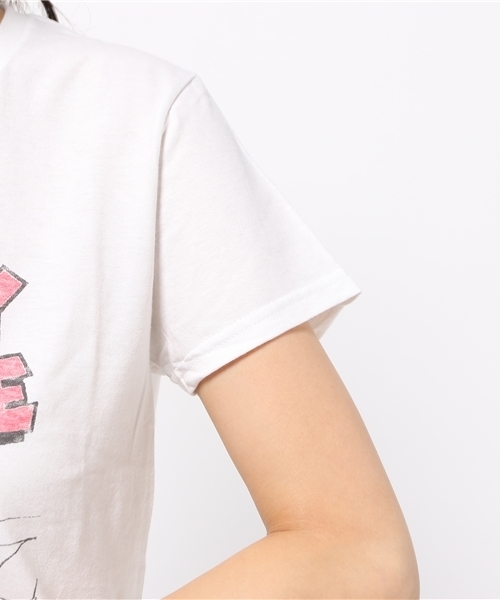 TRUE VINTAGE（トゥルーヴィンテージ）の「STEAMBOAT WILLIE MICKEY/蒸気船ウェリーミッキーTシャツ（Tシャツ/カットソー・レディース・ホワイト・SMALL/LARGE/MEDIUM）」の8枚目の写真