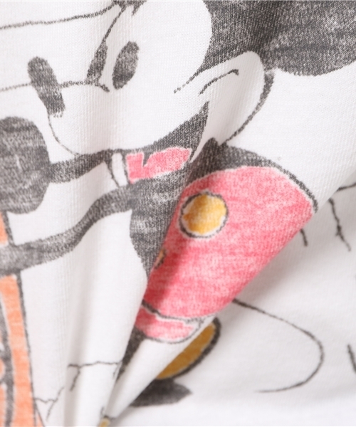 TRUE VINTAGE（トゥルーヴィンテージ）の「STEAMBOAT WILLIE MICKEY/蒸気船ウェリーミッキーTシャツ（Tシャツ/カットソー・レディース・ホワイト・SMALL/LARGE/MEDIUM）」の3枚目の写真