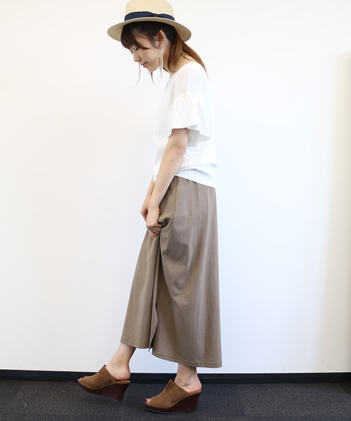 N.（N. Natural Beauty Basic）（エヌエヌナチュラルビューティーベーシック）の「アゼフレアスリーブニット（ニット/セーター・レディース・ネイビー/ホワイト/レッド/ブルー・MEDIUM）」の20枚目の写真