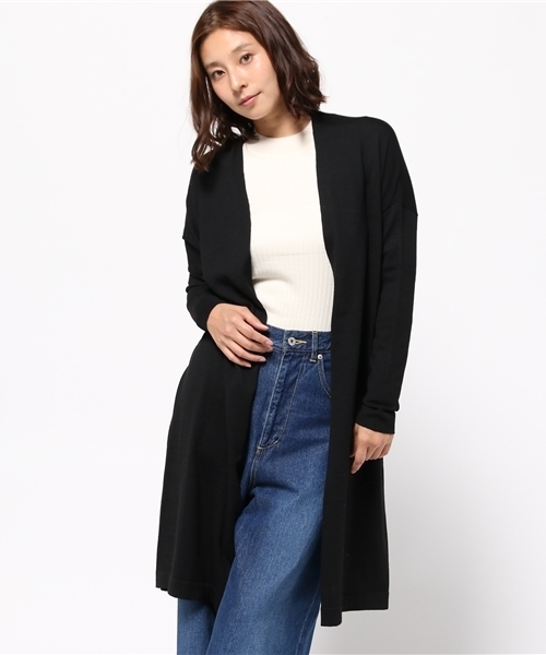 MOUSSY（マウジー）の「Loosely light gown（カーディガン/ボレロ・レディース・カーキ/ブラック/トップグレー/ピンク/ブラウン・FREE）」の18枚目の写真