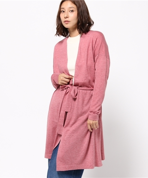 MOUSSY（マウジー）の「Loosely light gown（カーディガン/ボレロ・レディース・カーキ/ブラック/トップグレー/ピンク/ブラウン・FREE）」の13枚目の写真