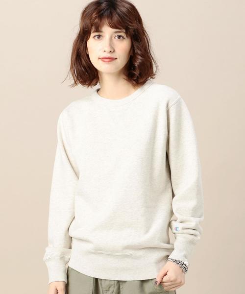 Champion（チャンピオン）の「＜Champion＞ベーシック スウェットプルオーバー◆（スウェット・レディース・オフホワイト/ブラック/レッド・MEDIUM）」の2枚目の写真