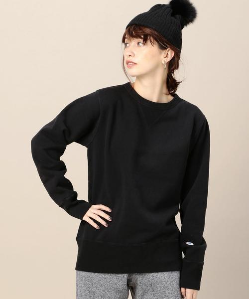 Champion（チャンピオン）の「＜Champion＞ベーシック スウェットプルオーバー◆（スウェット・レディース・オフホワイト/ブラック/レッド・MEDIUM）」の3枚目の写真