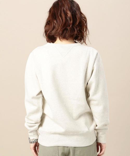 Champion（チャンピオン）の「＜Champion＞ベーシック スウェットプルオーバー◆（スウェット・レディース・オフホワイト/ブラック/レッド・MEDIUM）」の4枚目の写真