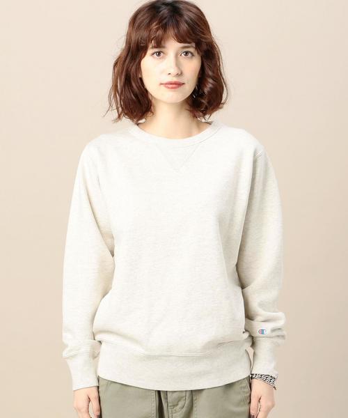 Champion（チャンピオン）の「＜Champion＞ベーシック スウェットプルオーバー◆（スウェット・レディース・オフホワイト/ブラック/レッド・MEDIUM）」の5枚目の写真