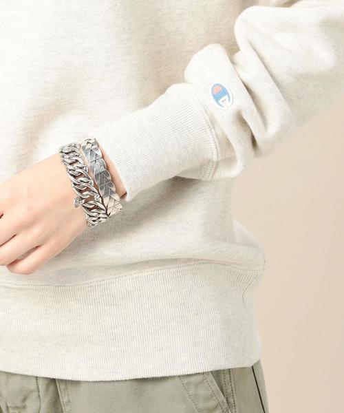 Champion（チャンピオン）の「＜Champion＞ベーシック スウェットプルオーバー◆（スウェット・レディース・オフホワイト/ブラック/レッド・MEDIUM）」の9枚目の写真