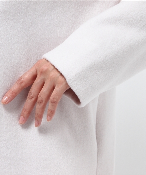 BLACK BY MOUSSY（ブラックバイマウジー）の「Double cocoon long coat（その他アウター・レディース・トップグレー/オフホワイト/ネイビー・1/2）」の11枚目の写真