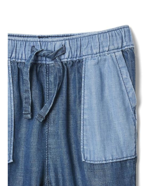 GAP(ギャップ)の「Gap ツートンカラー プルオンパンツ(デニムパンツ・キッズ・インディゴブルー・90cm/95cm/105cm/100cm/80cm/110cm)」の3枚目の写真