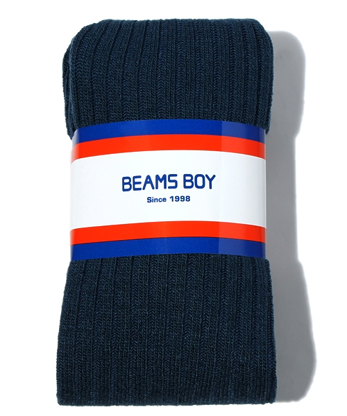 BEAMS BOY（ビームスボーイ）の「BEAMS BOY / リブタイツ（タイツ/ストッキング・レディース・ナチュラル/ブラウン/レッド/オリーブ/ネイビー・ONE SIZE）」の5枚目の写真