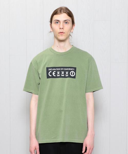 C.E（シーイー）の「＜C.E × H＞MTRY T-SHIRT/Tｼｬﾂ ◆（Tシャツ/カットソー・メンズ・オリーブ・X-LARGE/LARGE/MEDIUM）」の3枚目の写真