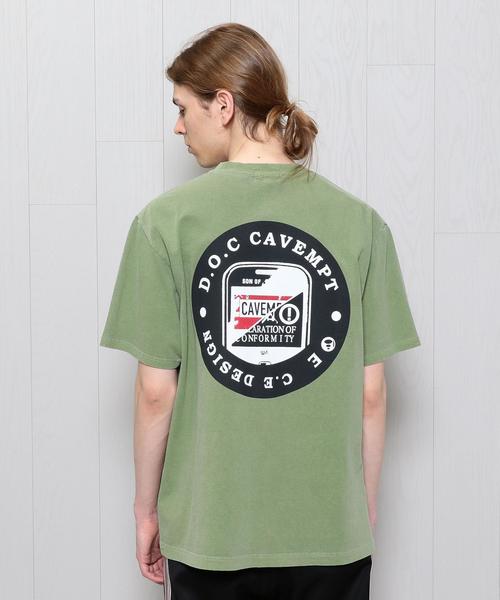 C.E（シーイー）の「＜C.E × H＞MTRY T-SHIRT/Tｼｬﾂ ◆（Tシャツ/カットソー・メンズ・オリーブ・X-LARGE/LARGE/MEDIUM）」の5枚目の写真