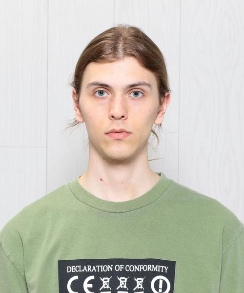 C.E（シーイー）の「＜C.E × H＞MTRY T-SHIRT/Tｼｬﾂ ◆（Tシャツ/カットソー・メンズ・オリーブ・X-LARGE/LARGE/MEDIUM）」の6枚目の写真