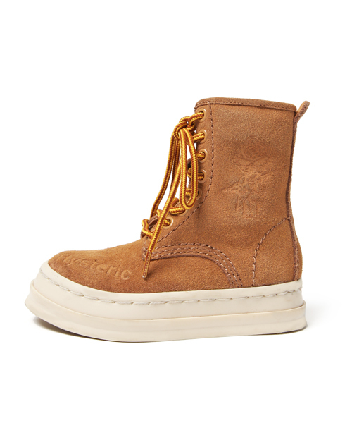 HYSTERIC MINI（ヒステリックミニ）の「New Generation ROCK 8ホール スエードブーツ（ブーツ・キッズ・ベージュ・X-SMALL/SMALL/MEDIUM/LARGE/X-LARGE）」の7枚目の写真