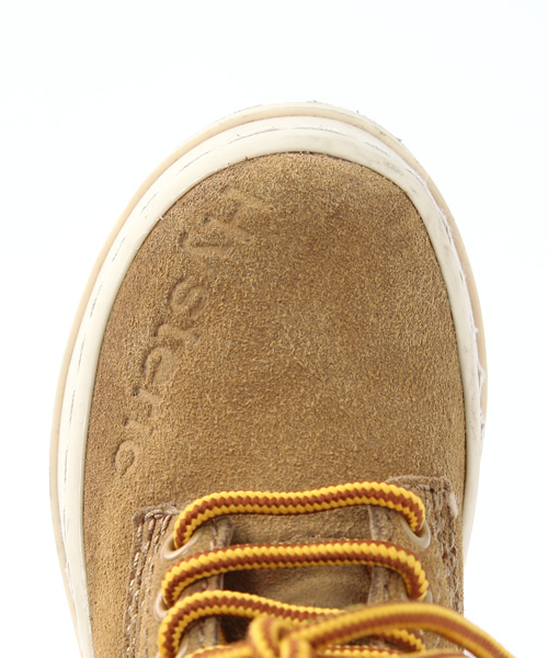 HYSTERIC MINI（ヒステリックミニ）の「New Generation ROCK 8ホール スエードブーツ（ブーツ・キッズ・ベージュ・X-SMALL/SMALL/MEDIUM/LARGE/X-LARGE）」の6枚目の写真