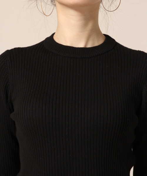 LOWRYS FARM（ローリーズファーム）の「スーピマクルーネックプルオーバー　777991 （ニット/セーター・レディース・ブラック/ライラック/オフホワイト/イエロー/ライム/グレー・MEDIUM/LARGE）」の10枚目の写真