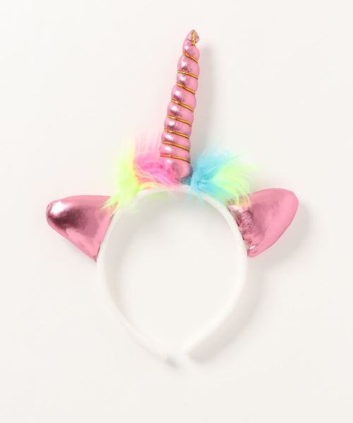 WEGO（ウィゴー）の「WEGO/ユニコーンカチューシャ（コスチューム/パーティーグッズ・レディース・ピンク/パープル/シルバー・FREE）」の4枚目の写真