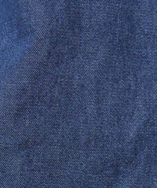 coen（コーエン）の「SMITH(スミス)別注ウォッシュデニムショップコート（ステンカラーコート・メンズ・コバルトブルー・X-LARGE/MEDIUM/LARGE/SMALL）」の3枚目の写真