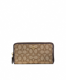 COACH | 【コーチ】アコーディオン ジップ ウォレット シグネチャー ジャカード(財布)
