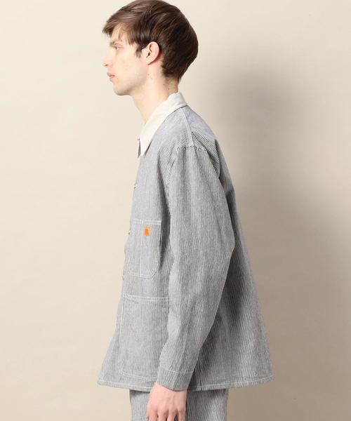 UNIVERSAL OVERALL(ユニバーサルオーバーオール)の「【別注】 <UNIVERSAL OVERALL(ユニバーサル オーバーオール)> COVERALL/カバーオール(カバーオール・メンズ・ダークグレー/ベージュ/ネイビー・LARGE/MEDIUM/SMALL)」の6枚目の写真