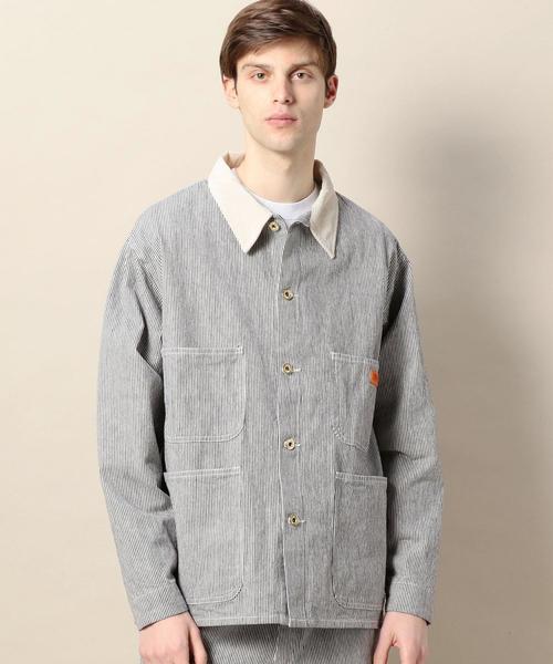 UNIVERSAL OVERALL(ユニバーサルオーバーオール)の「【別注】 <UNIVERSAL OVERALL(ユニバーサル オーバーオール)> COVERALL/カバーオール(カバーオール・メンズ・ダークグレー/ベージュ/ネイビー・LARGE/MEDIUM/SMALL)」の14枚目の写真