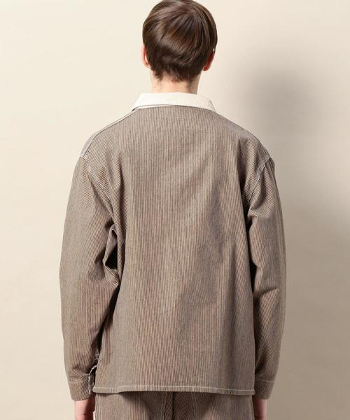 UNIVERSAL OVERALL(ユニバーサルオーバーオール)の「【別注】 <UNIVERSAL OVERALL(ユニバーサル オーバーオール)> COVERALL/カバーオール(カバーオール・メンズ・ダークグレー/ベージュ/ネイビー・LARGE/MEDIUM/SMALL)」の15枚目の写真