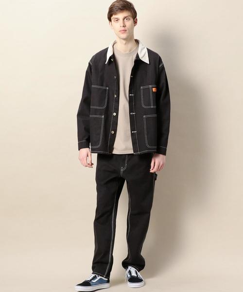 UNIVERSAL OVERALL(ユニバーサルオーバーオール)の「【別注】 <UNIVERSAL OVERALL(ユニバーサル オーバーオール)> COVERALL/カバーオール(カバーオール・メンズ・ダークグレー/ベージュ/ネイビー・LARGE/MEDIUM/SMALL)」の12枚目の写真