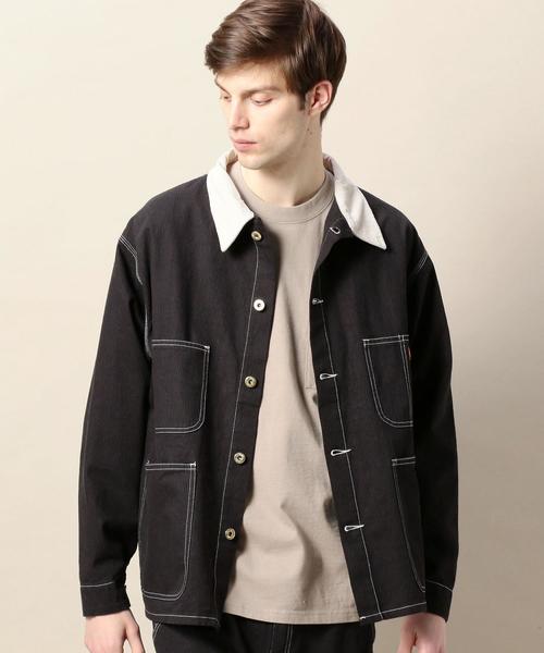 UNIVERSAL OVERALL(ユニバーサルオーバーオール)の「【別注】 <UNIVERSAL OVERALL(ユニバーサル オーバーオール)> COVERALL/カバーオール(カバーオール・メンズ・ダークグレー/ベージュ/ネイビー・LARGE/MEDIUM/SMALL)」の13枚目の写真