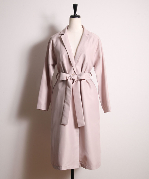 &. NOSTALGIA(アンドドットノスタルジア)の「テーラードロングコート(その他アウター・レディース・ネイビー/ベージュ・FREE)」の11枚目の写真