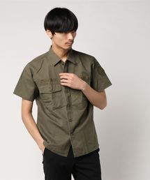 AVIREX | AVIREX/アヴィレックス/ 半袖 刺繍 BDU シャツ/ S/S EMBROIDERED BDU SHIRT(シャツ/ブラウス)