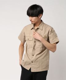 AVIREX | AVIREX/アヴィレックス/ 半袖 刺繍 BDU シャツ/ S/S EMBROIDERED BDU SHIRT(シャツ/ブラウス)
