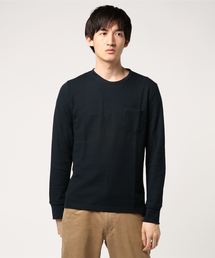 ワッフルポケット長袖Tシャツ