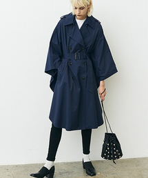 トレンチケープコート