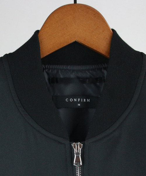 Confirm（コンファーム）の「Confirm / コンファーム カチオンリブブルゾン（MA-1・メンズ・ブラック/ネイビー/グレー・M/L）」の22枚目の写真
