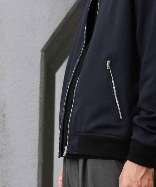Confirm（コンファーム）の「Confirm / コンファーム カチオンリブブルゾン（MA-1・メンズ・ブラック/ネイビー/グレー・M/L）」の19枚目の写真