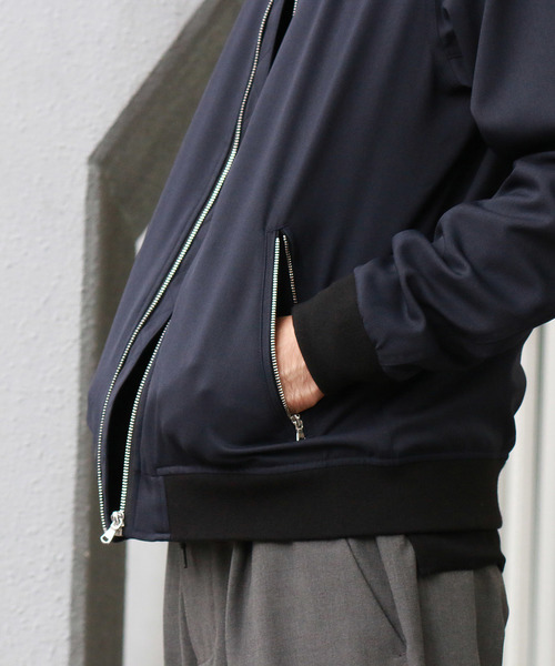 Confirm（コンファーム）の「Confirm / コンファーム カチオンリブブルゾン（MA-1・メンズ・ブラック/ネイビー/グレー・M/L）」の20枚目の写真