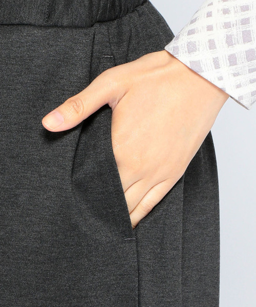 A/C DESIGN BY ALPHA CUBIC（エーシーデザインバイアルファキュービック）の「ポンチワイドパンツ（その他パンツ・レディース・チャコールグレー/ブラック/ネイビー・M size/L size）」の10枚目の写真