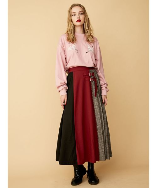 jouetie（ジュエティ）の「ジャパンロンT（Tシャツ/カットソー・レディース・ブラック/オフホワイト/ベビーピンク・MEDIUM）」の14枚目の写真