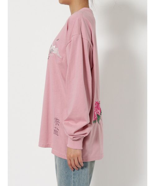 jouetie（ジュエティ）の「ジャパンロンT（Tシャツ/カットソー・レディース・ブラック/オフホワイト/ベビーピンク・MEDIUM）」の21枚目の写真