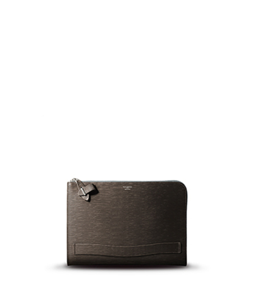 PELLE MORBIDA(ペッレモルビダ)の「CAPITANO(キャピターノ)クラッチバッグ(SMALL)(クラッチバッグ・メンズ・ネイビー/ブラック/チャコールグレー/ダークブラウン・FREE)」の19枚目の写真