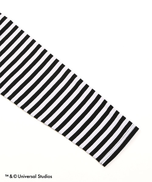 DING（ディング）の「DING/MINIONS ボーダーロングTシャツ（Tシャツ/カットソー・メンズ・ブラック系その他5/オレンジ系その他6・SMALL/MEDIUM）」の13枚目の写真