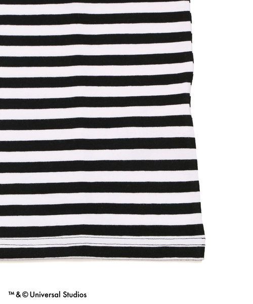 DING（ディング）の「DING/MINIONS ボーダーロングTシャツ（Tシャツ/カットソー・メンズ・ブラック系その他5/オレンジ系その他6・SMALL/MEDIUM）」の14枚目の写真