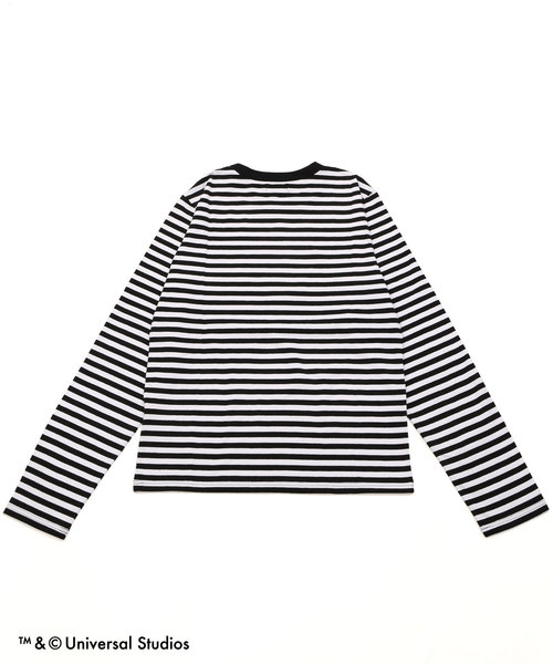 DING（ディング）の「DING/MINIONS ボーダーロングTシャツ（Tシャツ/カットソー・メンズ・ブラック系その他5/オレンジ系その他6・SMALL/MEDIUM）」の12枚目の写真