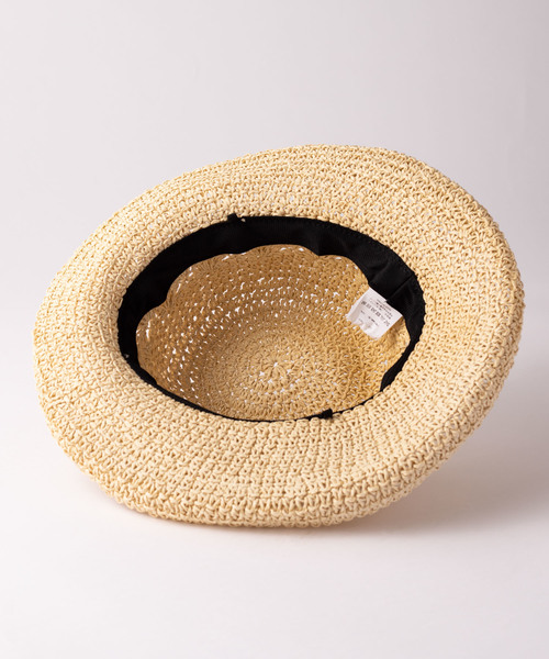 WEGO（ウィゴー）の「WEGO/ラウンドレース編みハット（ハット・レディース・キャメル/ベージュ・FREE）」の4枚目の写真
