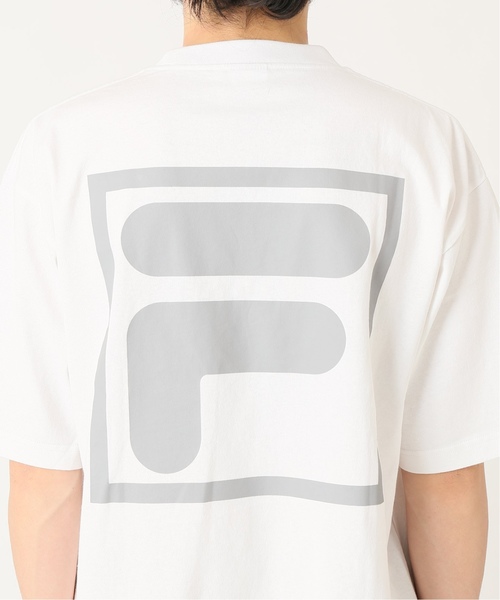 FILA（フィラ）の「FILA / フィラ 別注 ロゴ プリント Tシャツ（Tシャツ/カットソー・メンズ・ホワイト/ブルー/ブラック・X-LARGE/LARGE/MEDIUM）」の9枚目の写真