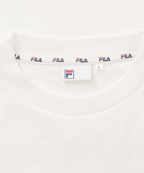 FILA（フィラ）の「FILA / フィラ 別注 ロゴ プリント Tシャツ（Tシャツ/カットソー・メンズ・ホワイト/ブルー/ブラック・X-LARGE/LARGE/MEDIUM）」の11枚目の写真