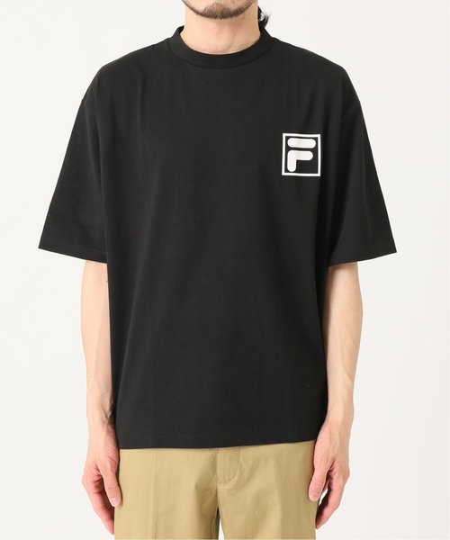 FILA（フィラ）の「FILA / フィラ 別注 ロゴ プリント Tシャツ（Tシャツ/カットソー・メンズ・ホワイト/ブルー/ブラック・X-LARGE/LARGE/MEDIUM）」の14枚目の写真